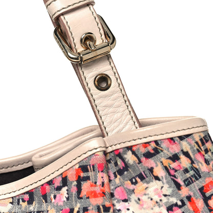 Fendi Zucchino Vitello Floral Forever Chef Shoulder Bag Rosa Papaya Rosa Confetto 14 of 15