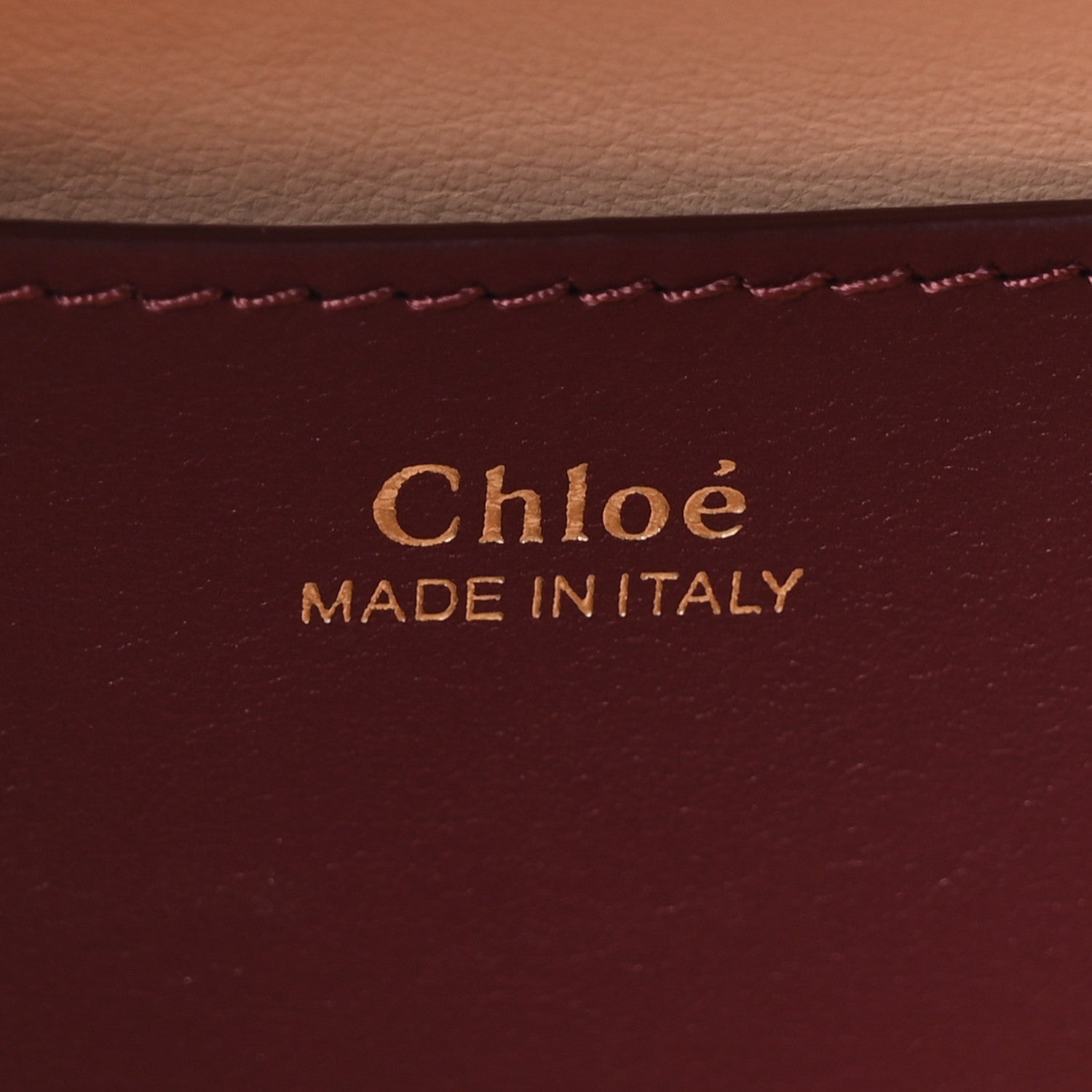 Chloe Calfskin Small Joyce Burgundy 6 of 9