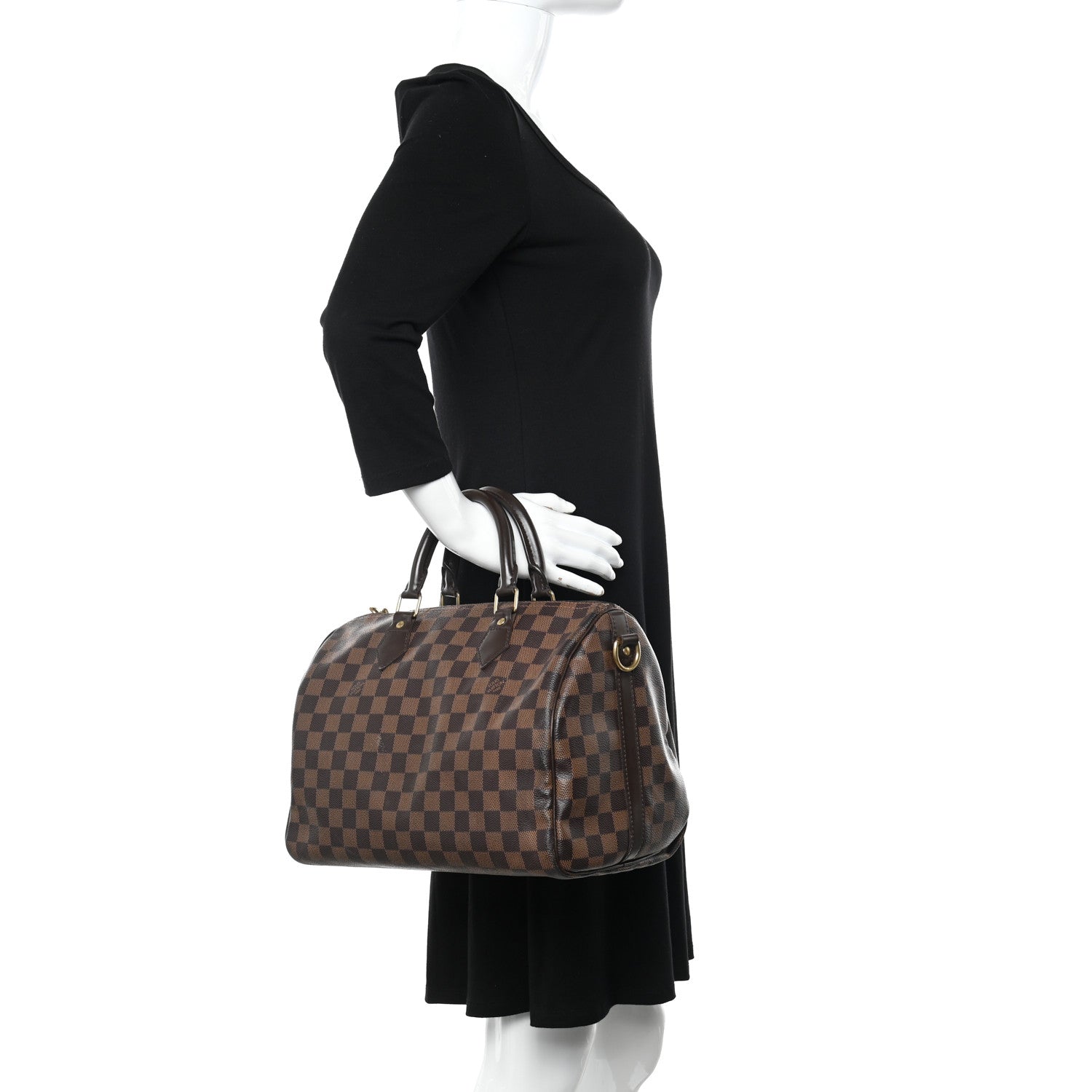 Louis Vuitton Damier Ebene Speedy Bandouliere 30 2 of 24
