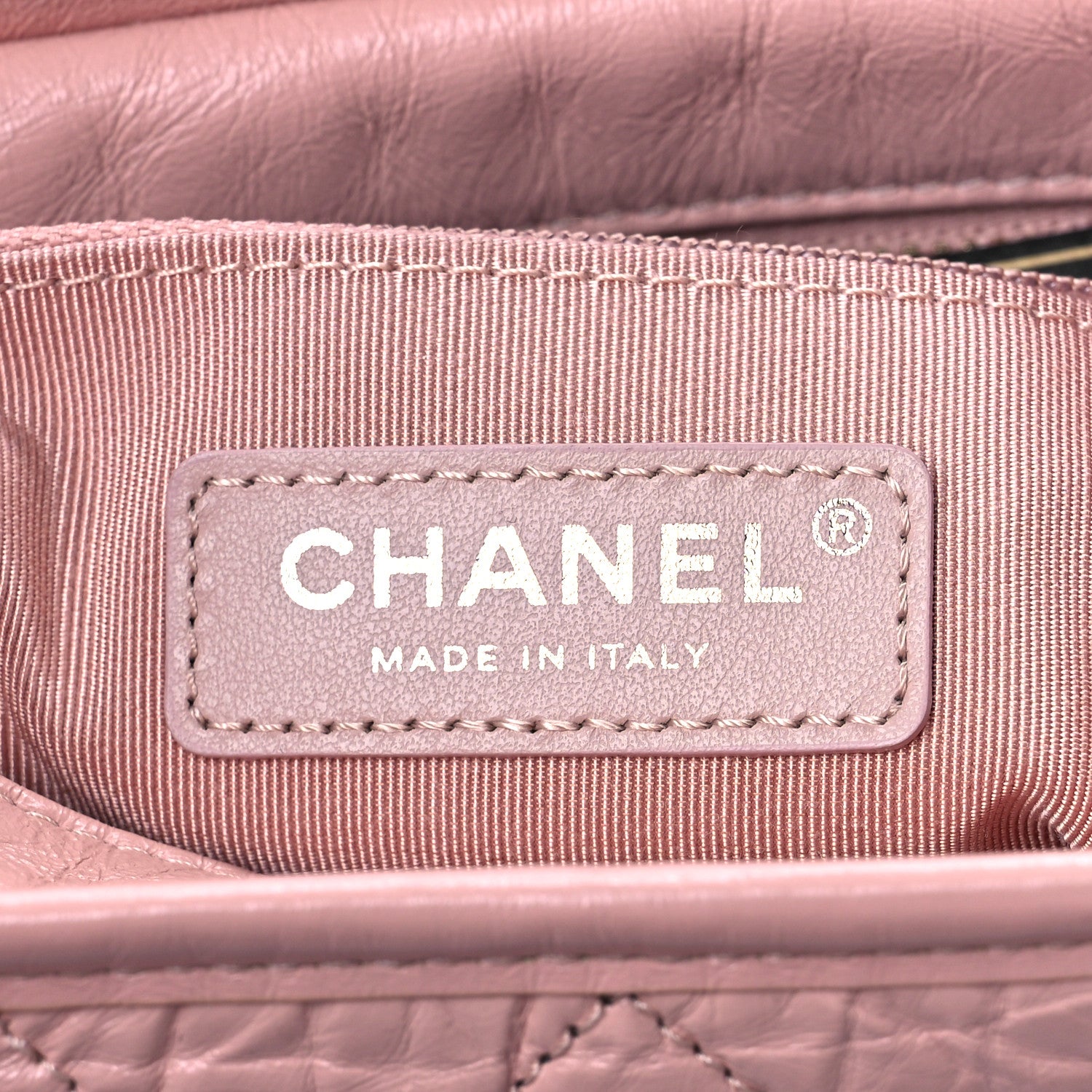 Chanel Aged Calfskin Quilted Small Gabrielle Hobo Pink 5 of 7