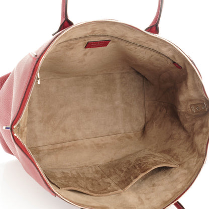 Louis Vuitton Veau Cachemire Soft Lockit MM Griotte 5 of 7