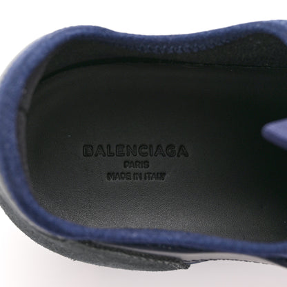 Balenciaga Mesh Calfskin Neoprene Suede Womens Race Runner Sneakers 40 Bleu Nuit 8 of 9