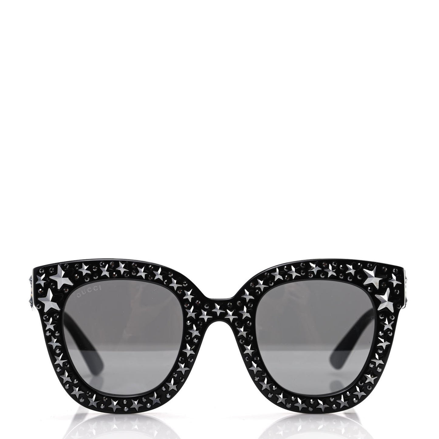 Acetate Stars Cat Eye Sunglasses GG0116S Black