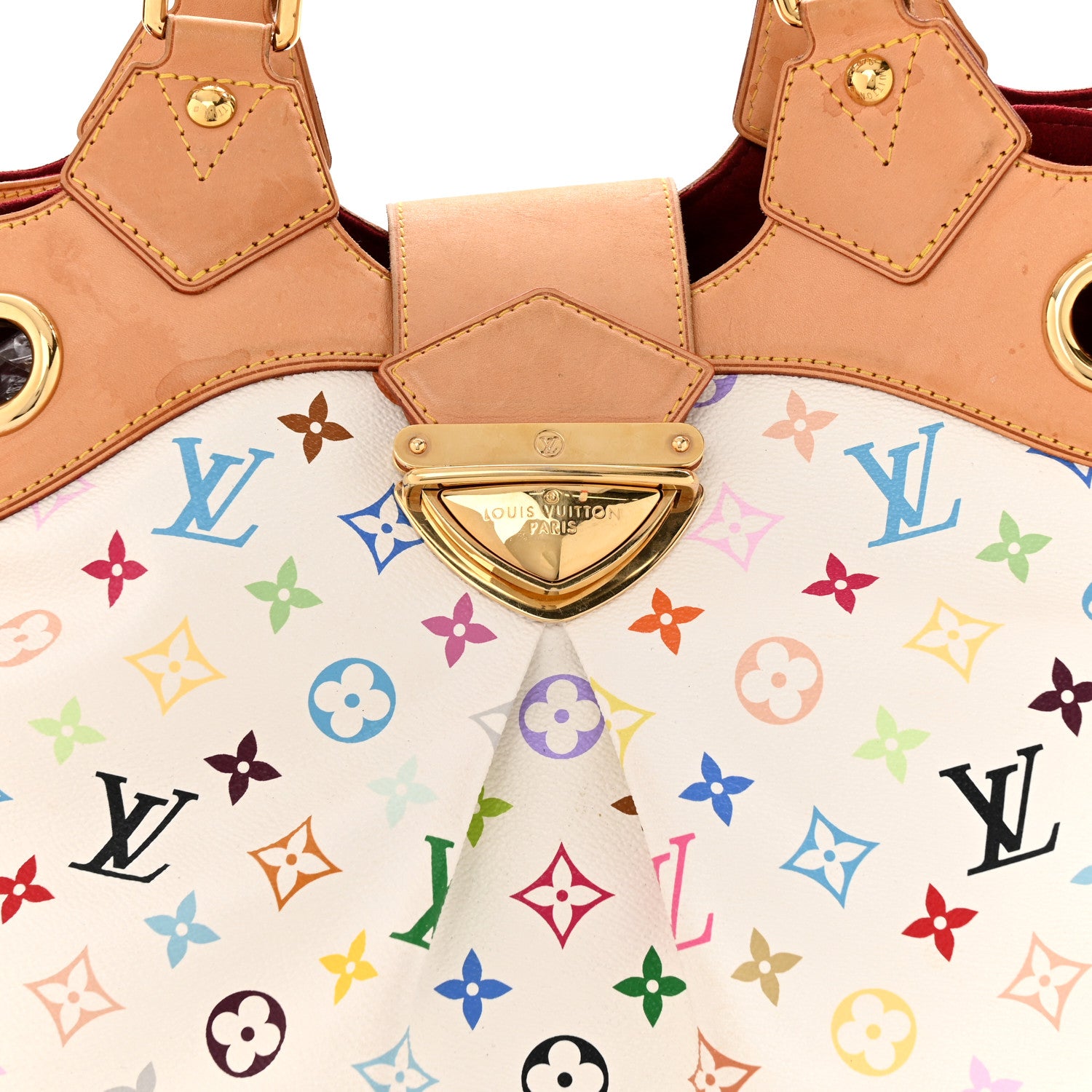 Louis Vuitton Monogram Multicolor Ursula White 7 of 10