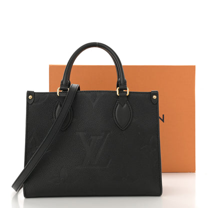 Louis Vuitton Empreinte Monogram Giant Onthego PM Black 10 of 10