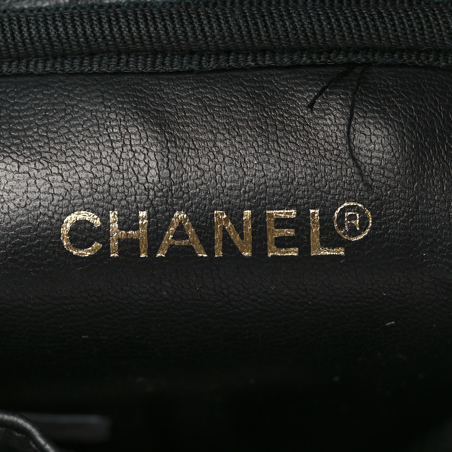 Chanel Lambskin Vanity Cosmetic Case Black 6 of 11