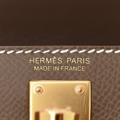 Hermes Epsom Mini Kelly Sellier 20 Etoupe 6 of 11
