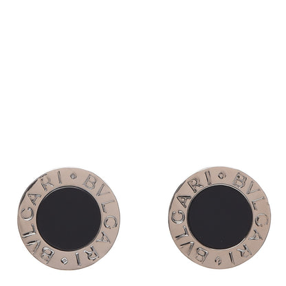 Bulgari 18K White Gold Black Onyx BVLGARI BVLGARI Stud Earrings 1 of 5