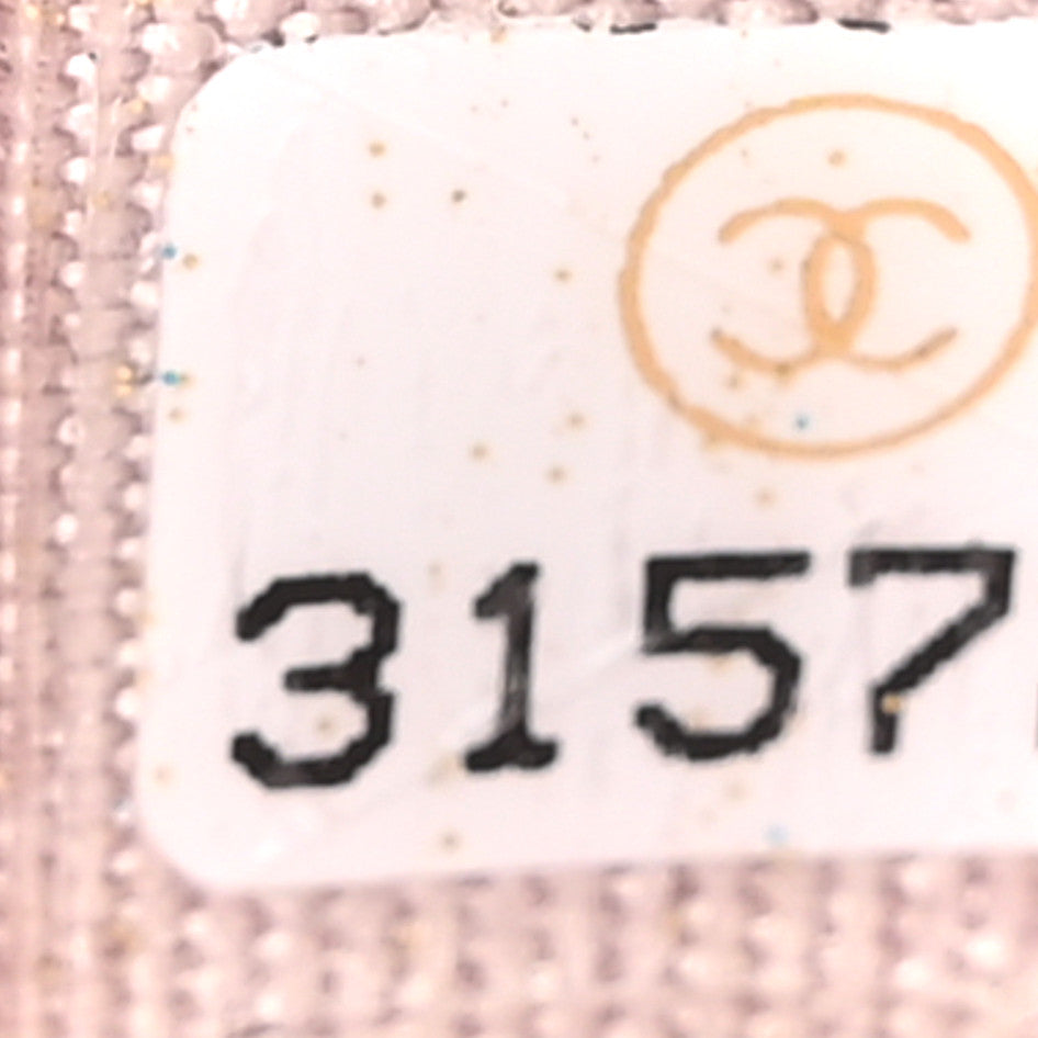 Chanel Caviar Quilted Chevron Boy Card Holder Light Purple 8 of 13