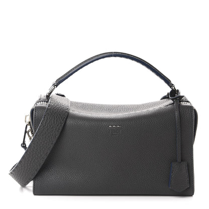 Fendi Cuoio Romano Selleria Lei Boston Tote Asfalto 1 of 11