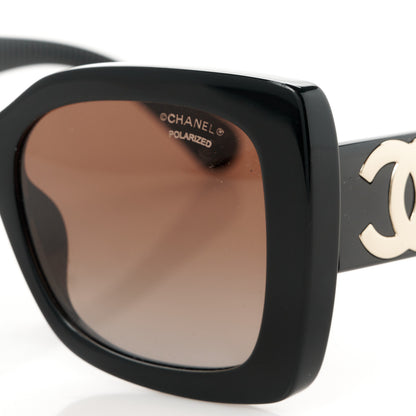 Chanel Square Polarized CC Sunglasses 5494-A Black 7 of 8
