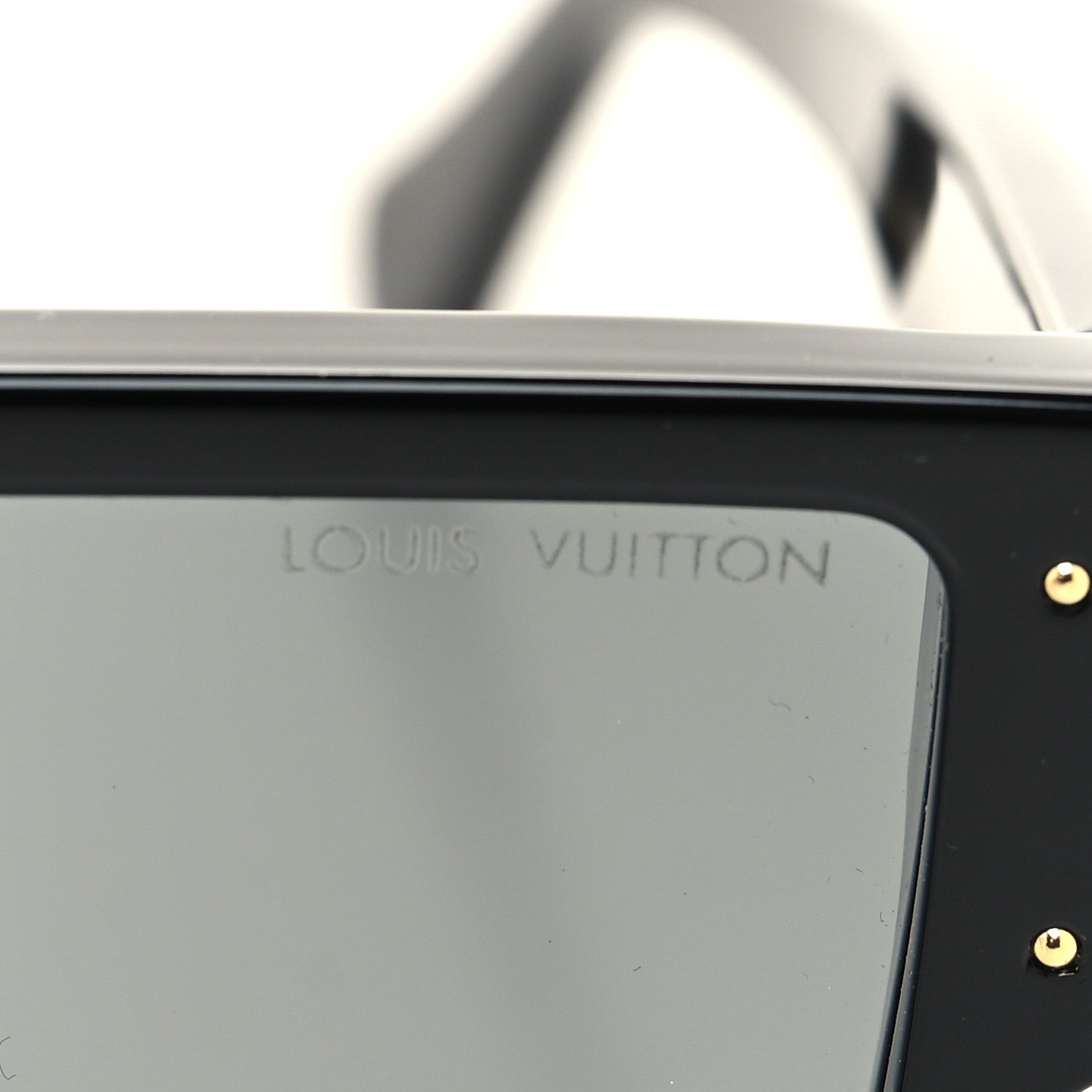 Louis Vuitton Acetate Swarovski Crystal Cyclone Sunglasses Z1578W Black 8 of 9