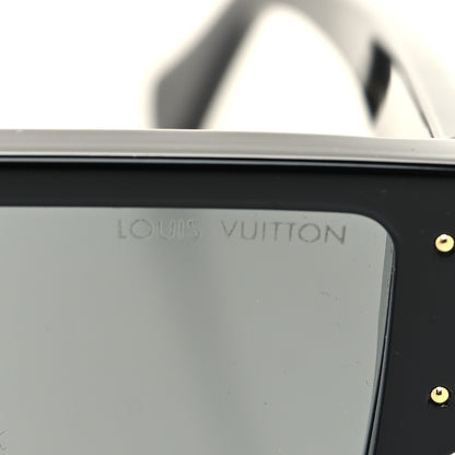 Louis Vuitton Acetate Swarovski Crystal Cyclone Sunglasses Z1578W Black 8 of 9