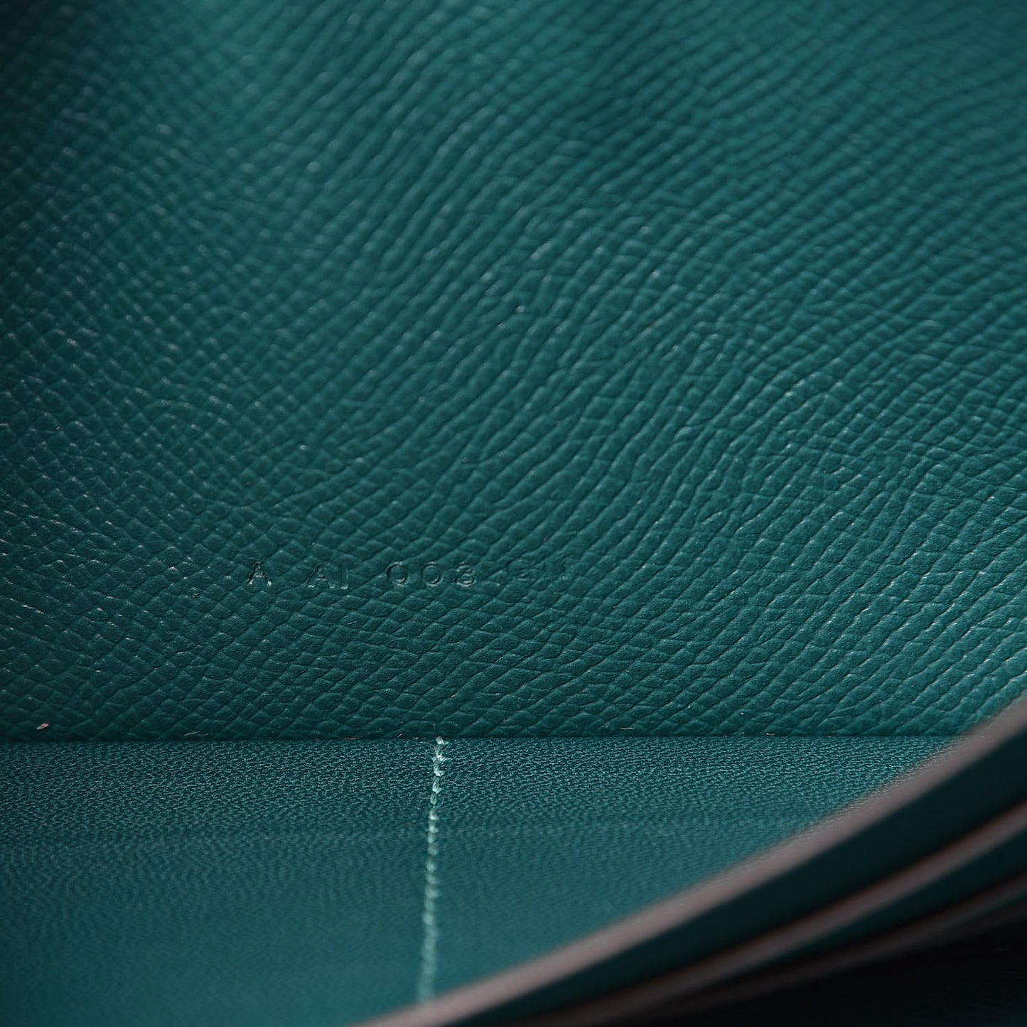 Epsom Kelly Longue Wallet Malachite