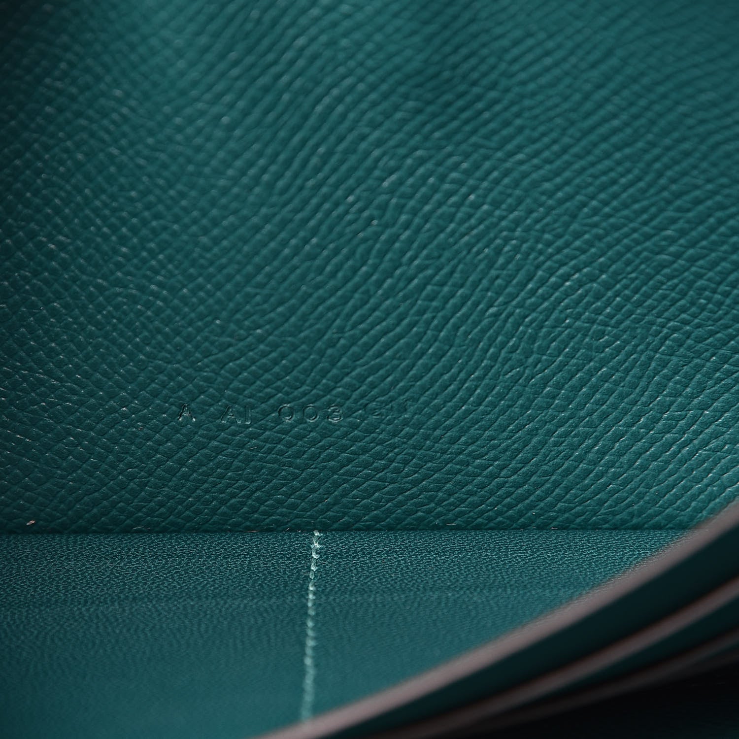Hermes Epsom Kelly Longue Wallet Malachite 7 of 9