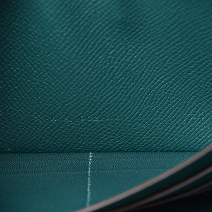 Hermes Epsom Kelly Longue Wallet Malachite 7 of 9