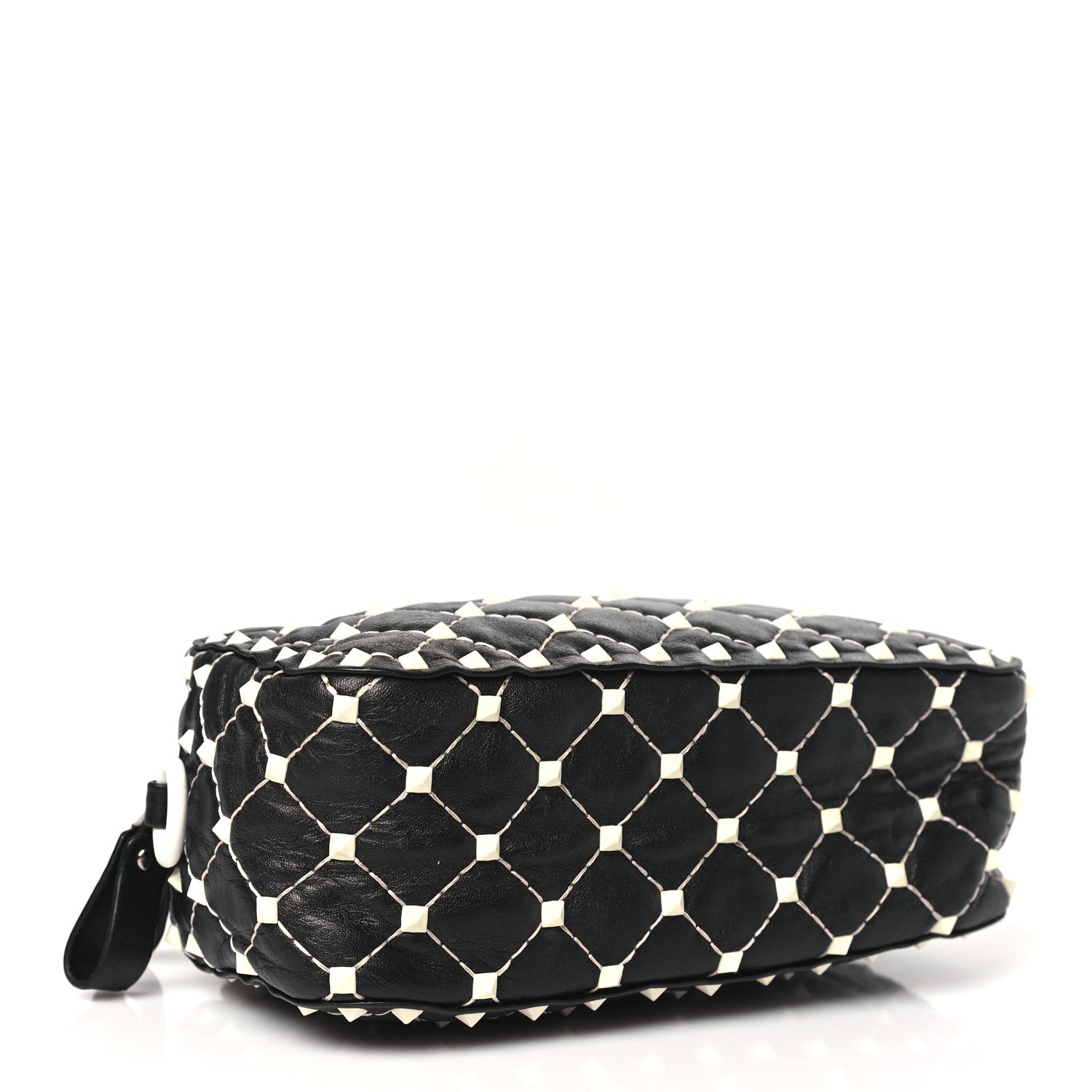 Valentino Garavani Lambskin Free Rockstud Spike Camera Bag Black 4 of 10