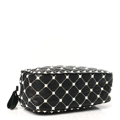 Valentino Garavani Lambskin Free Rockstud Spike Camera Bag Black 4 of 10