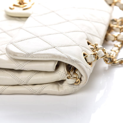 Chanel Calfskin Stitched Thin City Flap White 17 of 18