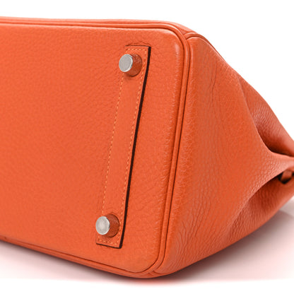 Hermes Togo Birkin 25 Orange 10 of 15