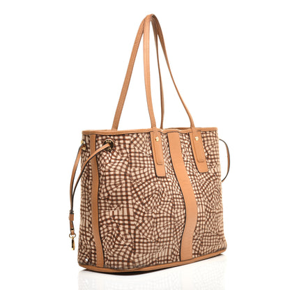 MCM Visetos Medium Liz Reversible Shopper Tote Cognac 5 of 16