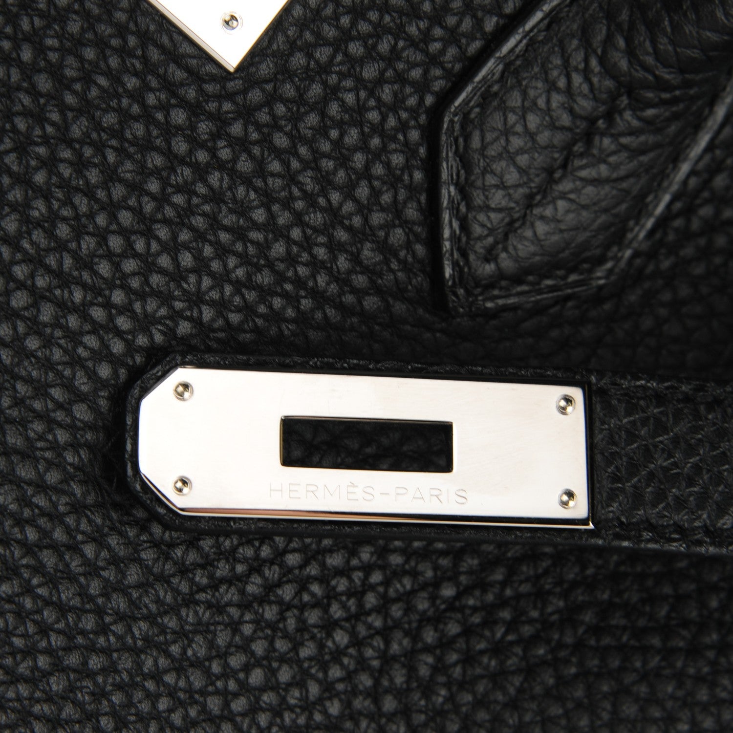 Hermes Taurillon Clemence Birkin 30 Black 10 of 22