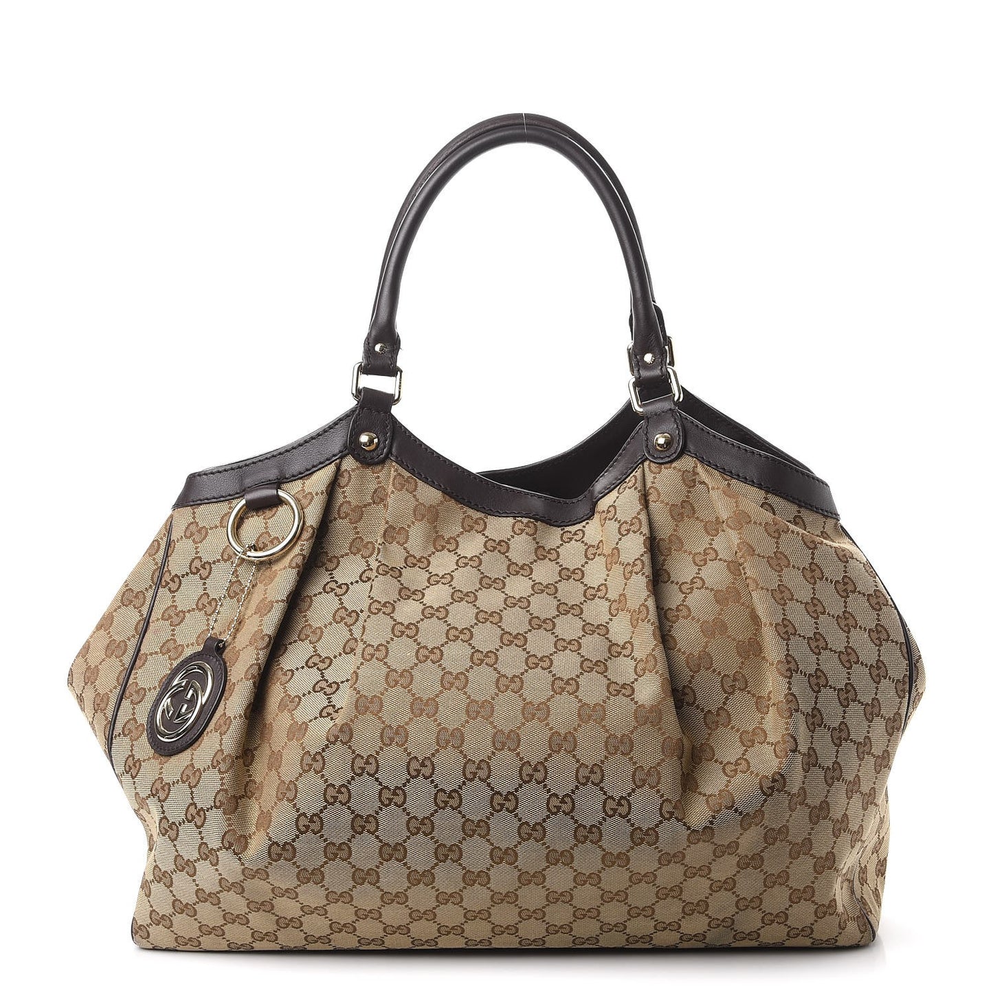 Monogram Large Sukey Tote Dark Brown