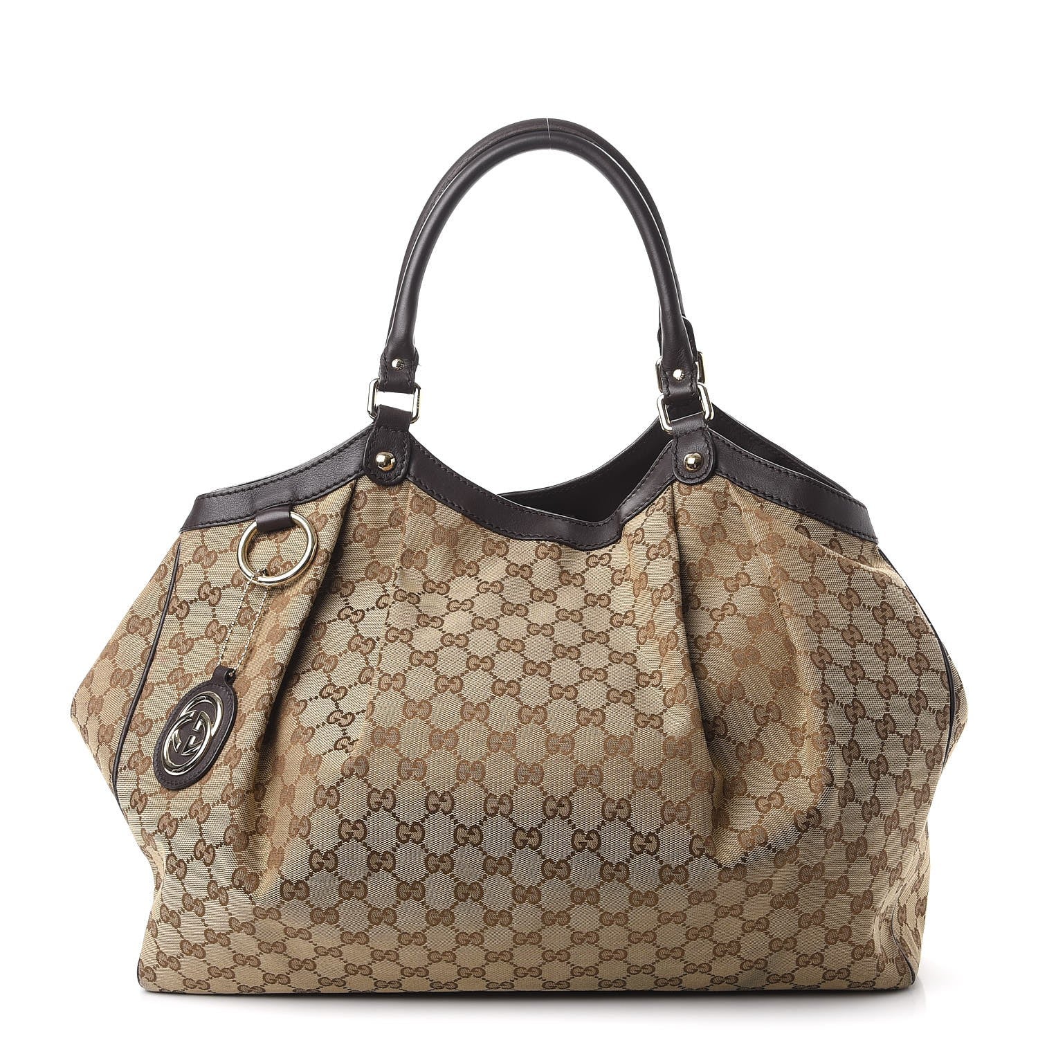 Gucci Monogram Large Sukey Tote Dark Brown 1 of 9