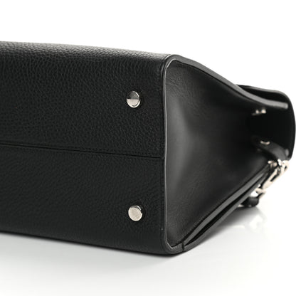 Christian Dior Grained Calfskin Medium Diorever Flap Black 10 of 13