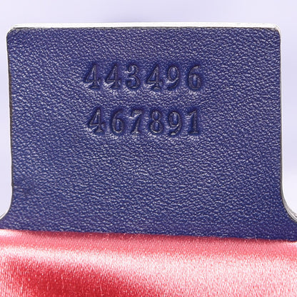 Gucci Velvet Matelasse Medium GG Marmont Shoulder Bag Cobalt Blue 8 of 8