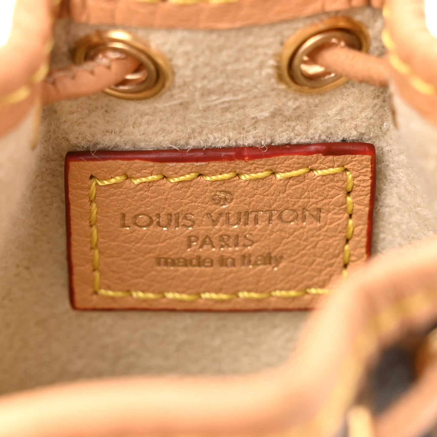 Monogram Micro Noe Bag Charm Key Ring