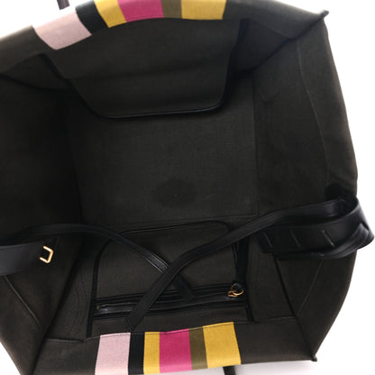 Celine Canvas Striped Medium Phantom Luggage Multicolor 5 of 10