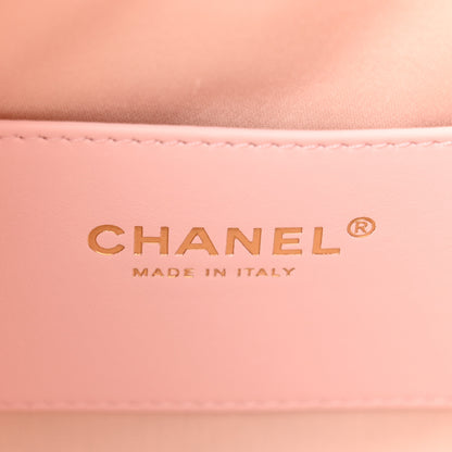 Chanel Caviar Quilted Mini Chanel 25 Handbag Light Pink 10 of 20