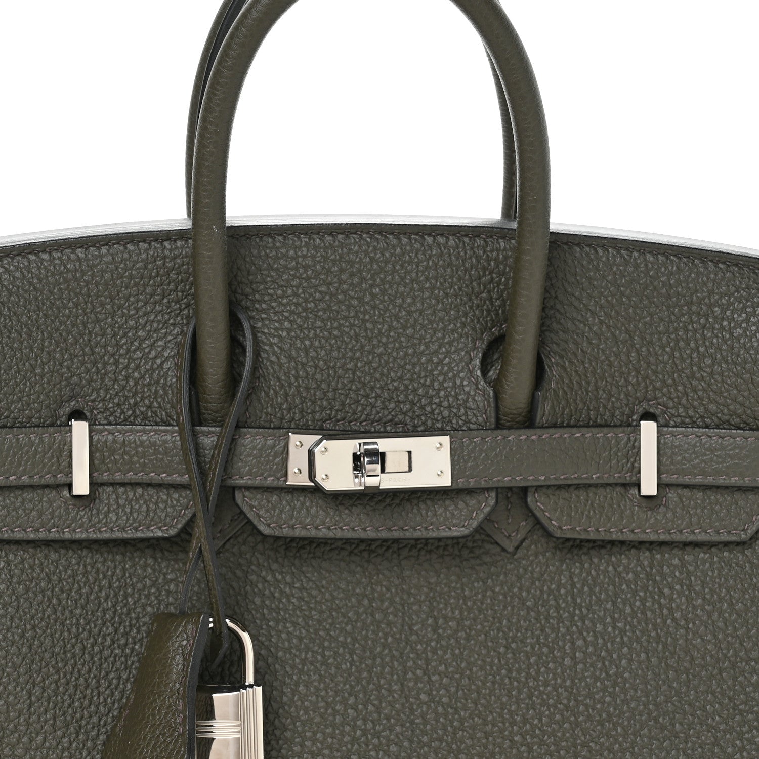 Hermes Togo Birkin 25 Vert De Gris 8 of 11