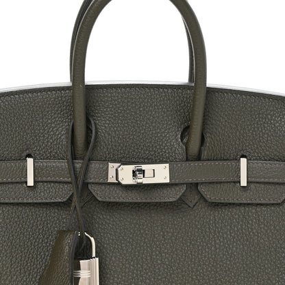 Hermes Togo Birkin 25 Vert De Gris 8 of 11
