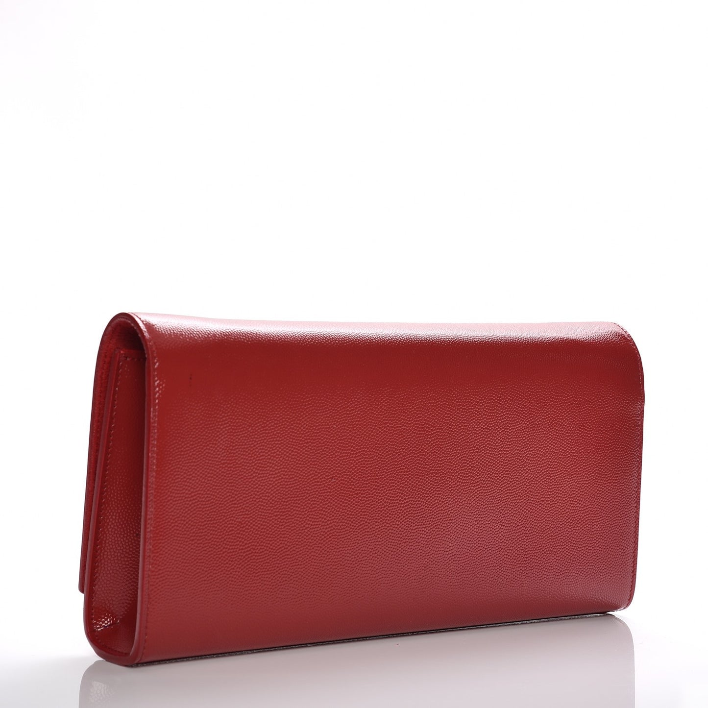 Patent Grain de Poudre Classic Monogram Clutch Red