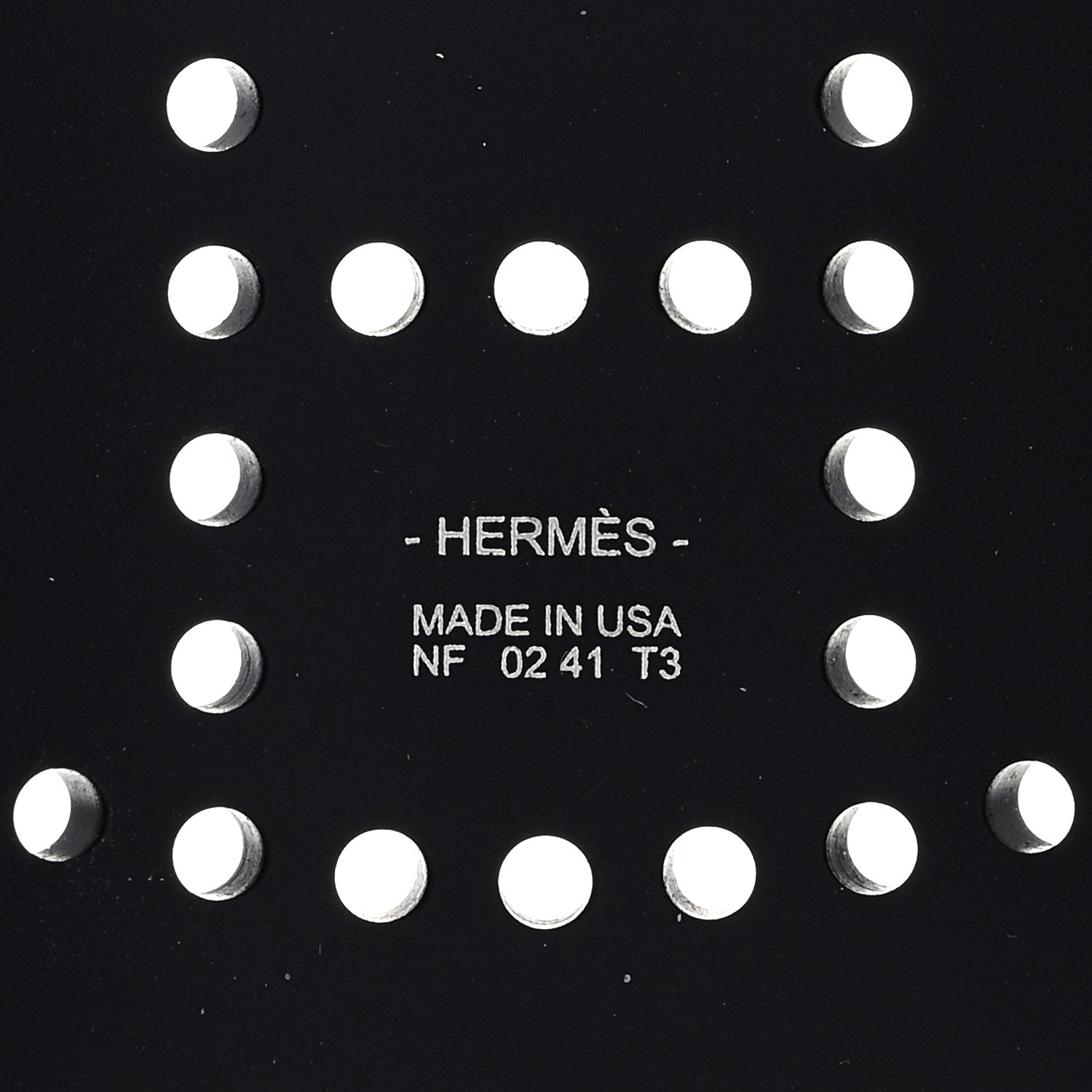 Hermes Aluminium Evelyne Sunset Cuff Bracelet T3 Black 3 of 3