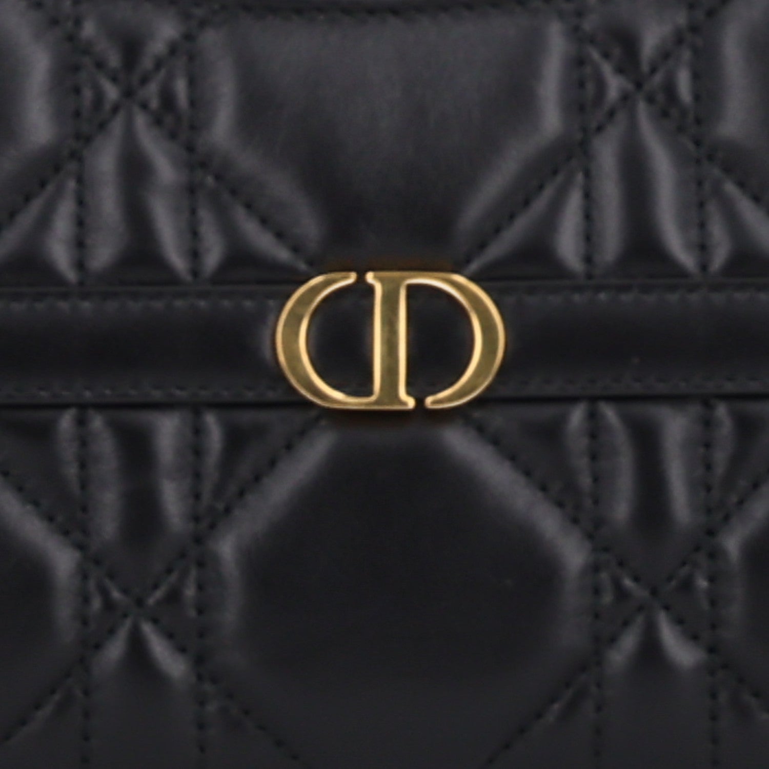 Christian Dior Calfskin Macrocannage Miss Caro Mini Hobo Bag Black 8 of 10
