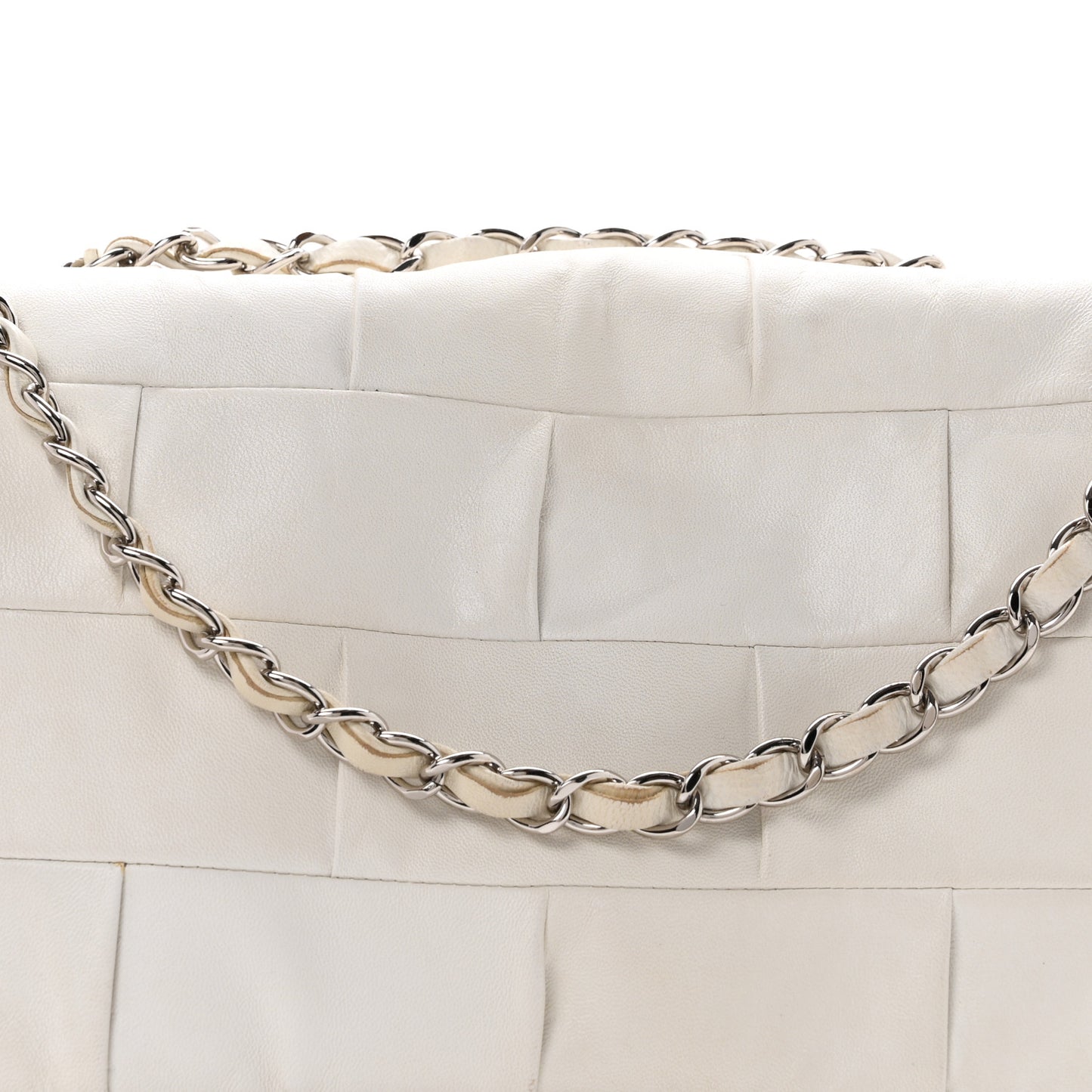 Lambskin Igloo Single Flap White