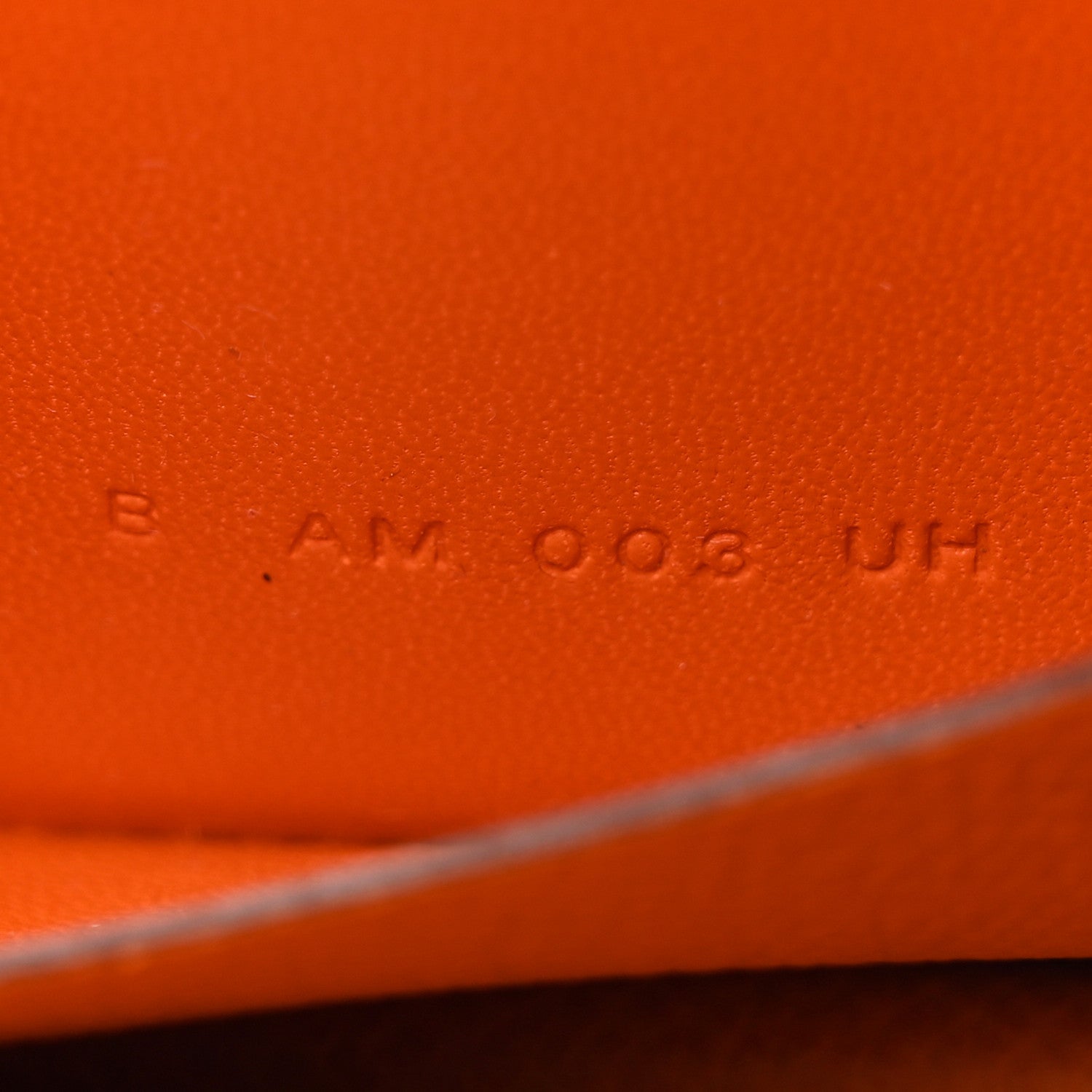 Hermes Epsom Constance Slim Wallet Orange 9 of 13