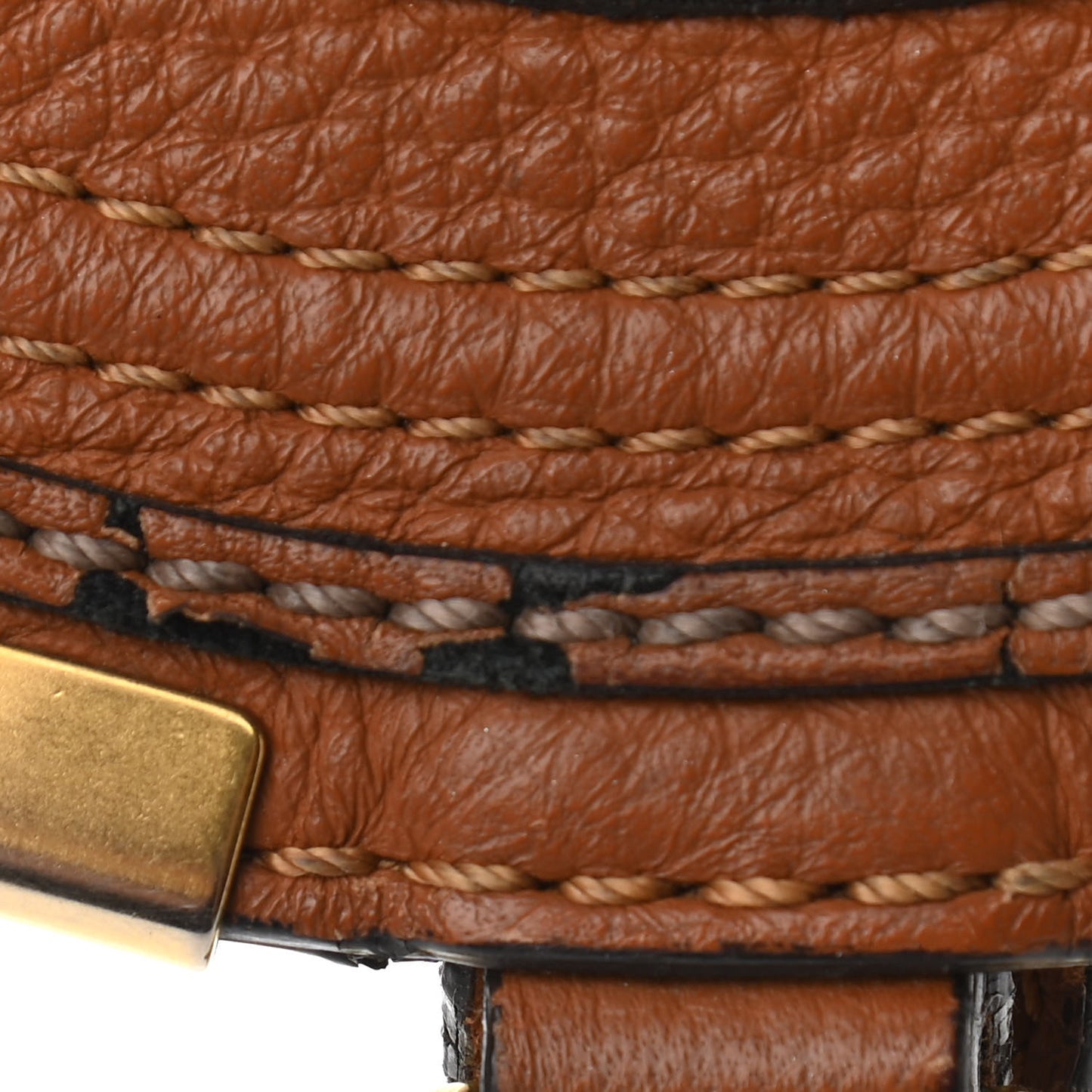 Calfskin Mini Marcie Round Crossbody Bag Tan
