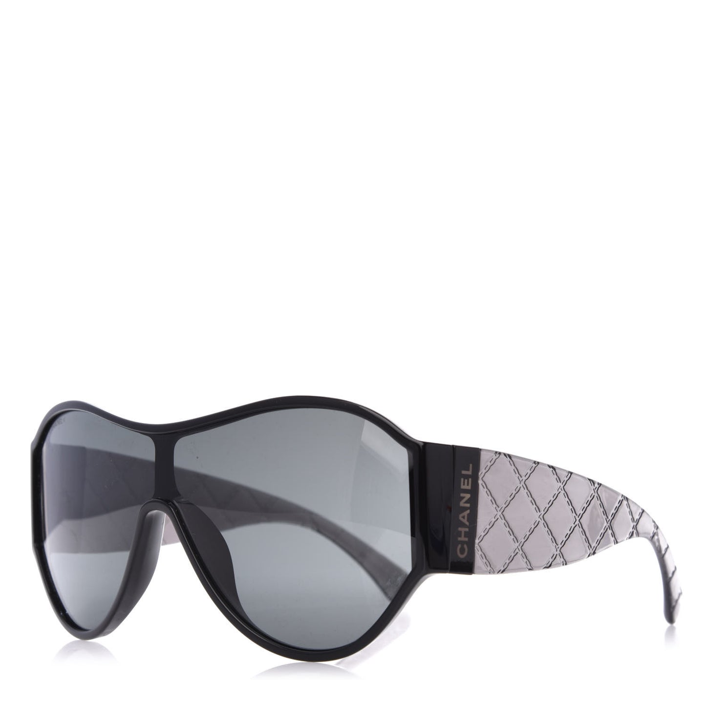 Acetate Quilted CC Sunglasses 5426 Black