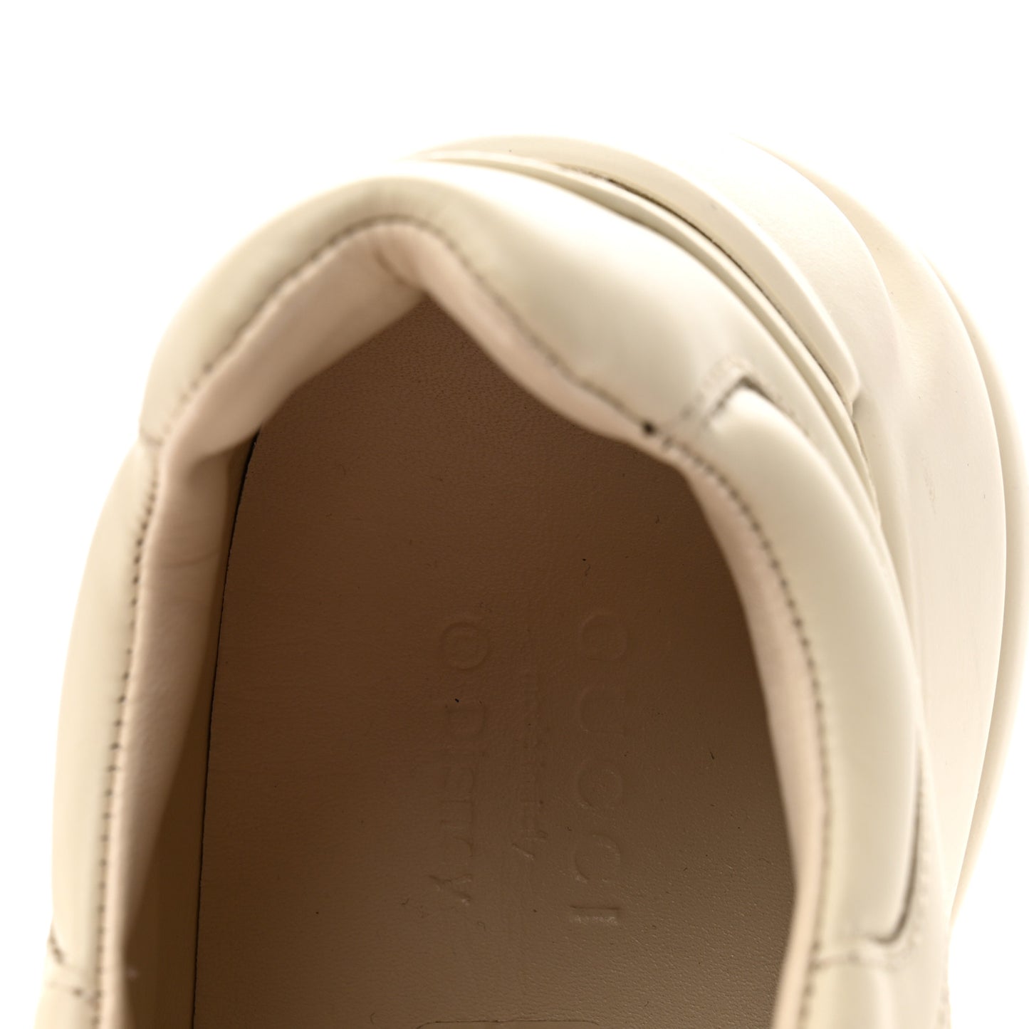 X DISNEY Calfskin Mickey Mouse Womens Rhyton Sneakers 36.5 Ivory