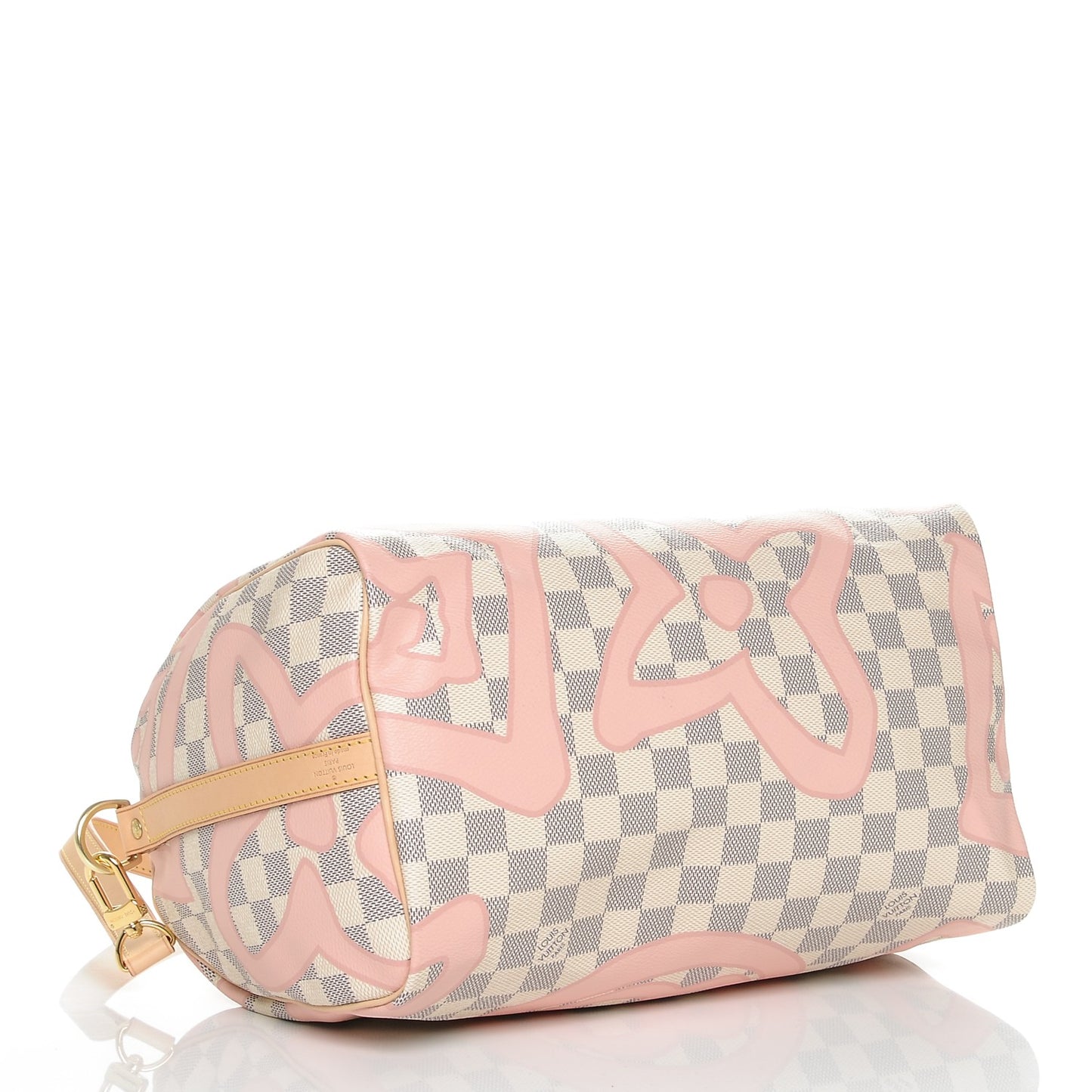 Damier Azur Tahitienne Speedy Bandouliere 30 Rose Ballerine
