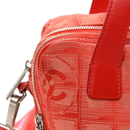 Chanel Nylon Small Travel Tote Red 13 of 15