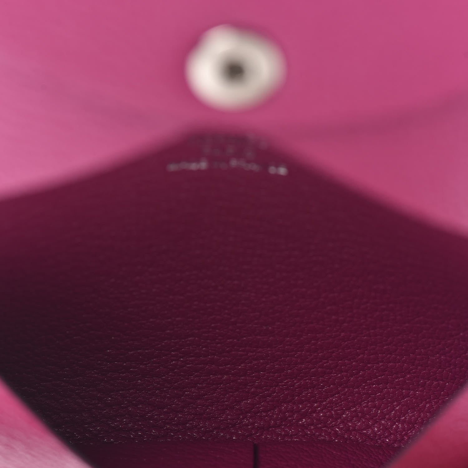 Hermes Chevre Mysore Calvi Card Case Rose Pourpre 6 of 6