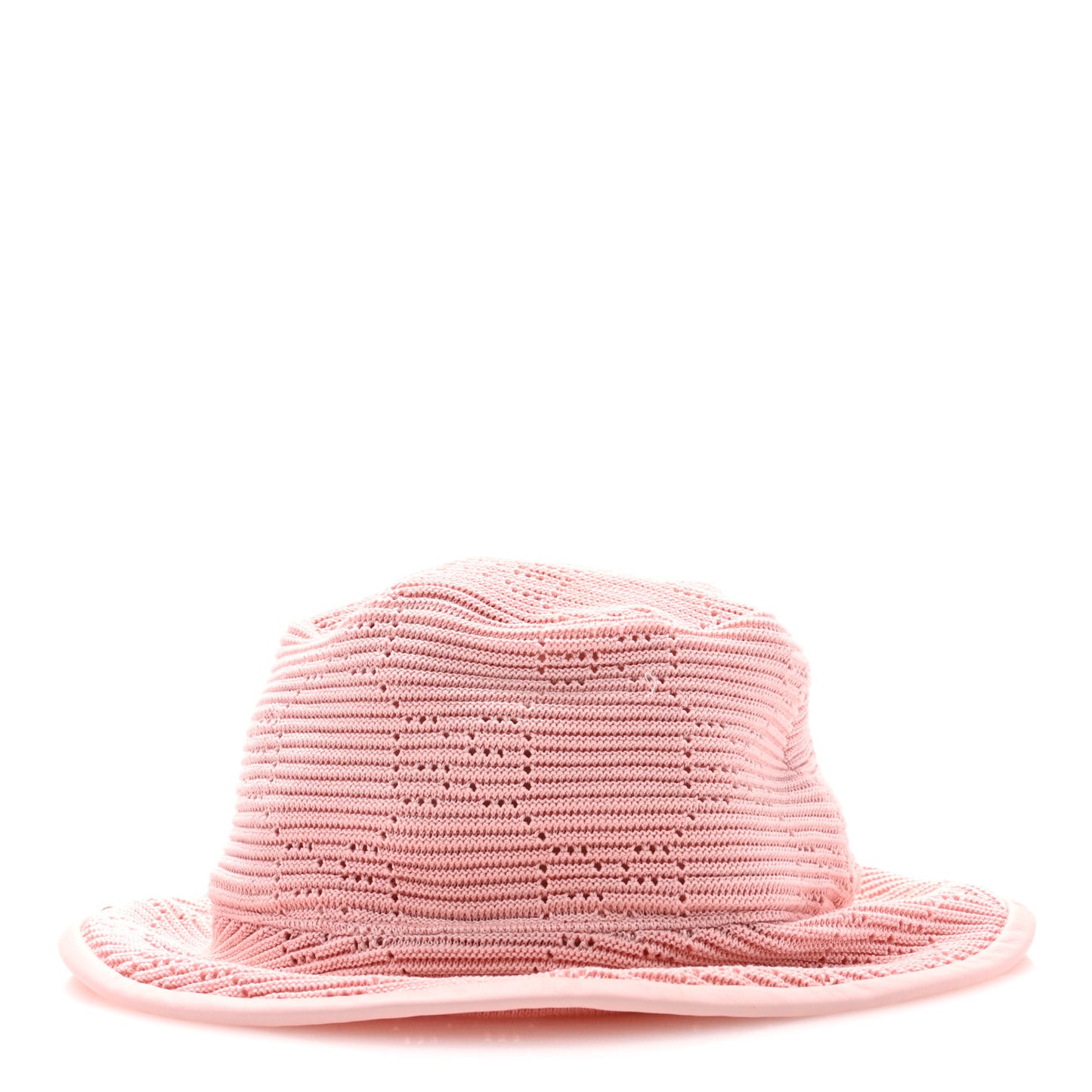 Cotton Crochet GG Monogram Bucket Hat M Pink