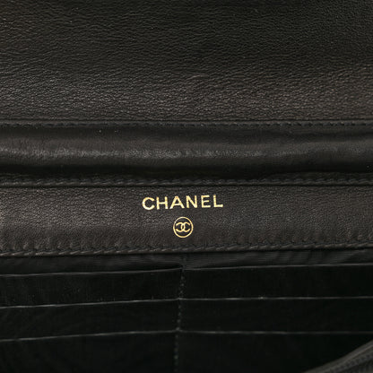Chanel Caviar Timeless CC Wallet on Chain WOC Black 7 of 11
