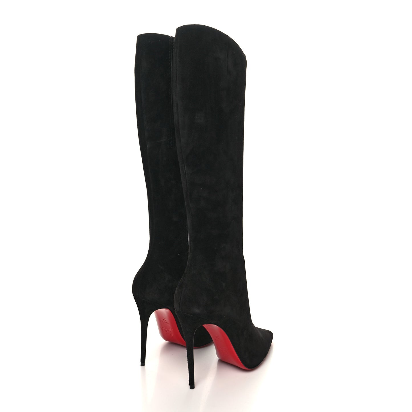 Veau Velours Eloise Botta 100 Knee Boots 38 Black