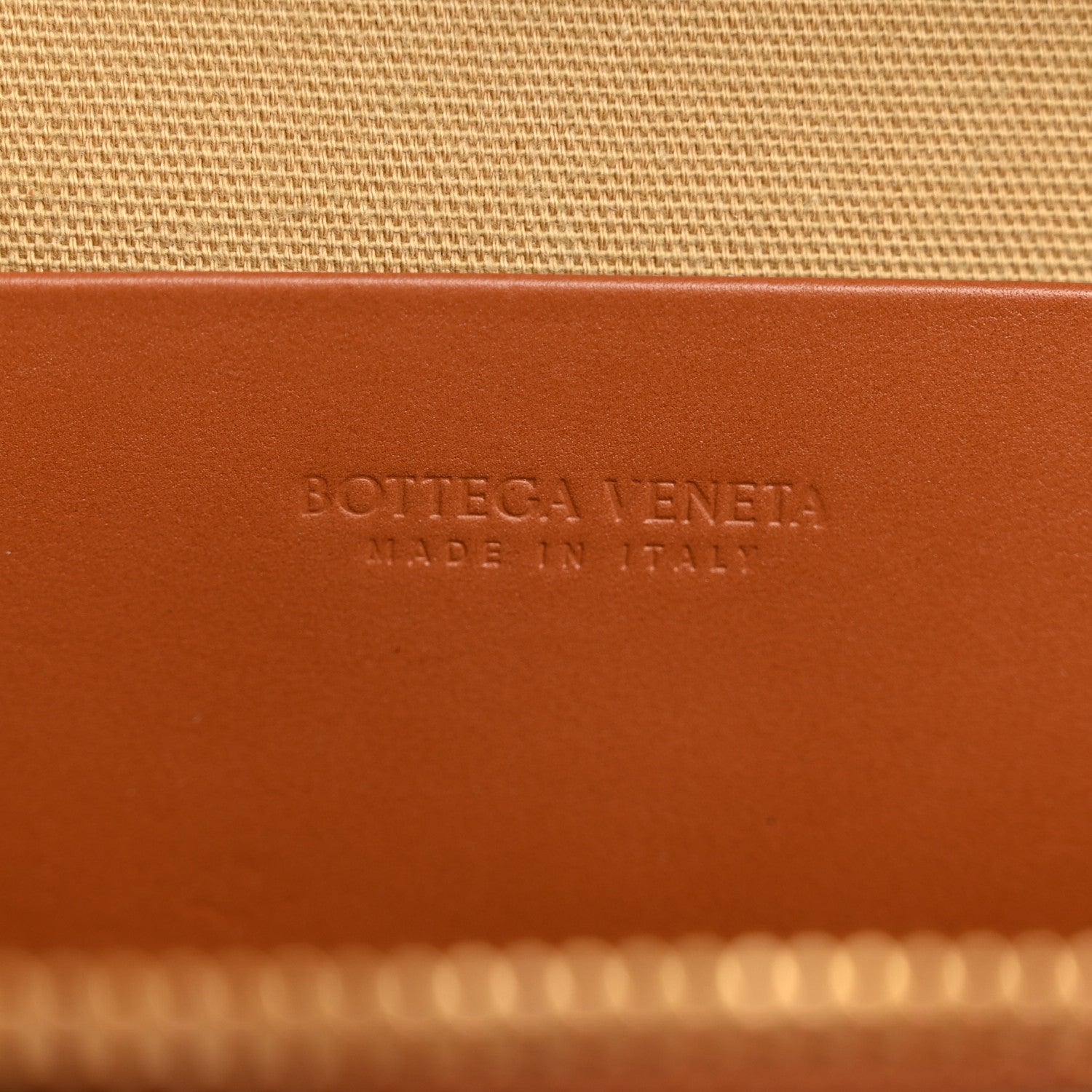 Bottega Veneta Nappa Jute Intrecciato Bang Bang Vanity Case Cane Sugar Light Wood 6 of 10